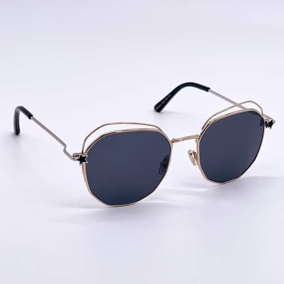 NEW JIMMY CHOO FRANNY/S J5G GOLD GREY METAL SUNGLASSES JIMMY CHOO EYEWEAR - Picture 5 of 12